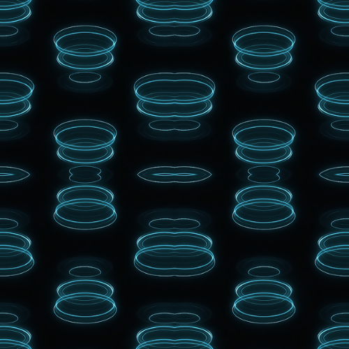 Sci-Fi Sonic Rings Quantum Pattern - Digital File Digital My Custom Designs PDF PRINT - RGB