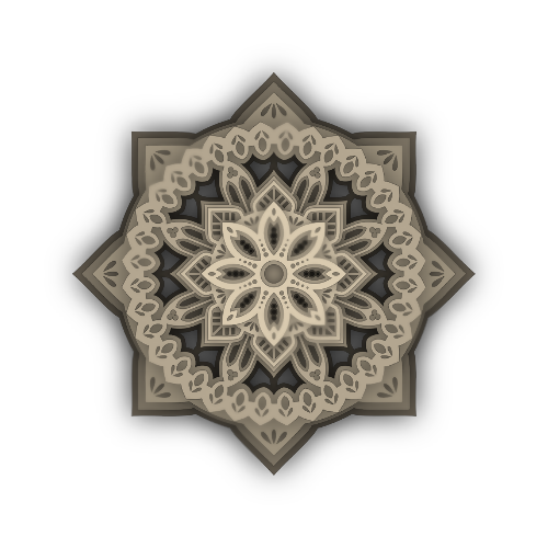 Mandala 6 Layer - Laser Friendly - Digital File Layered Designs My Custom Designs SVG
