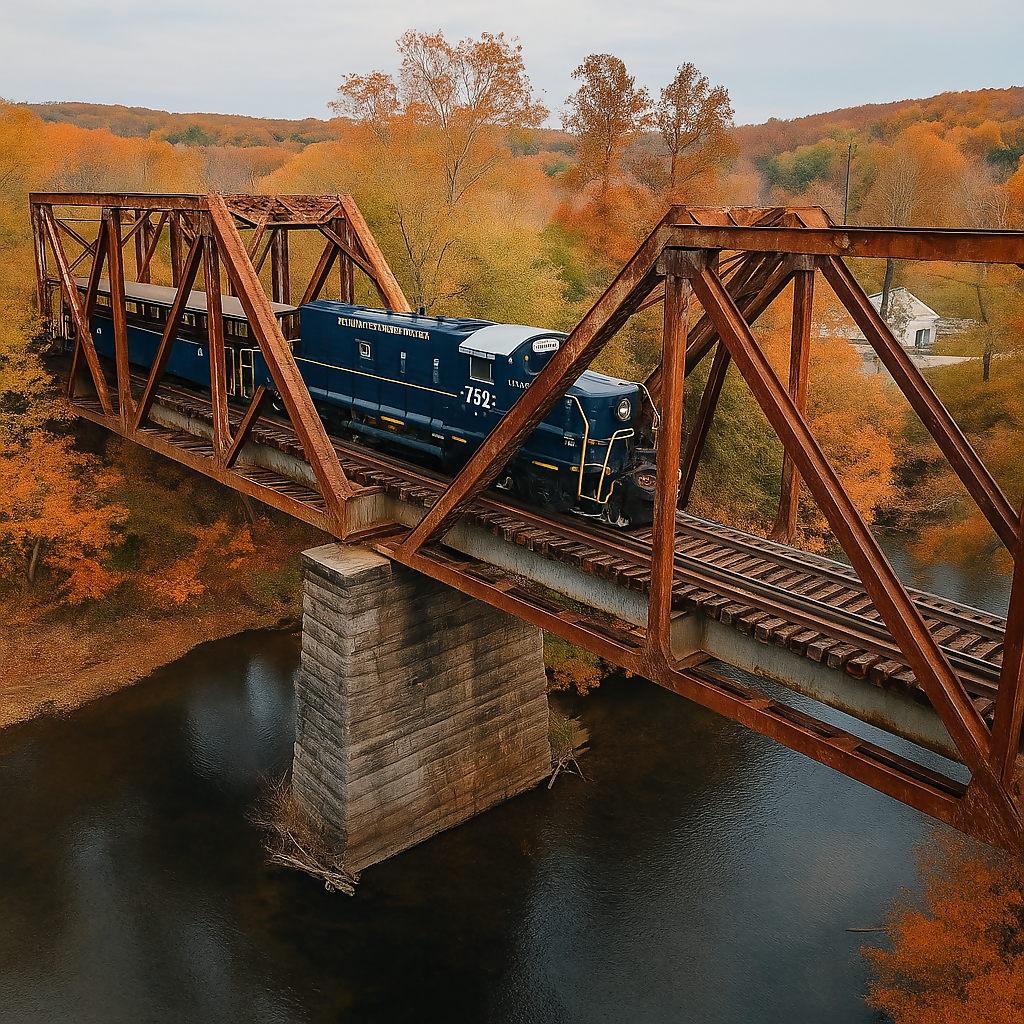 Toccoa River - Blue Ridge Scenic Railway - Georgia United States - Rendered - Digital File Digital My Custom Designs PDF