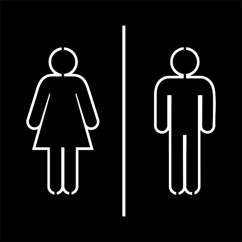 Public Restroom Male And Female - Digital File - XCS Friendly Digital My Custom Designs PDF