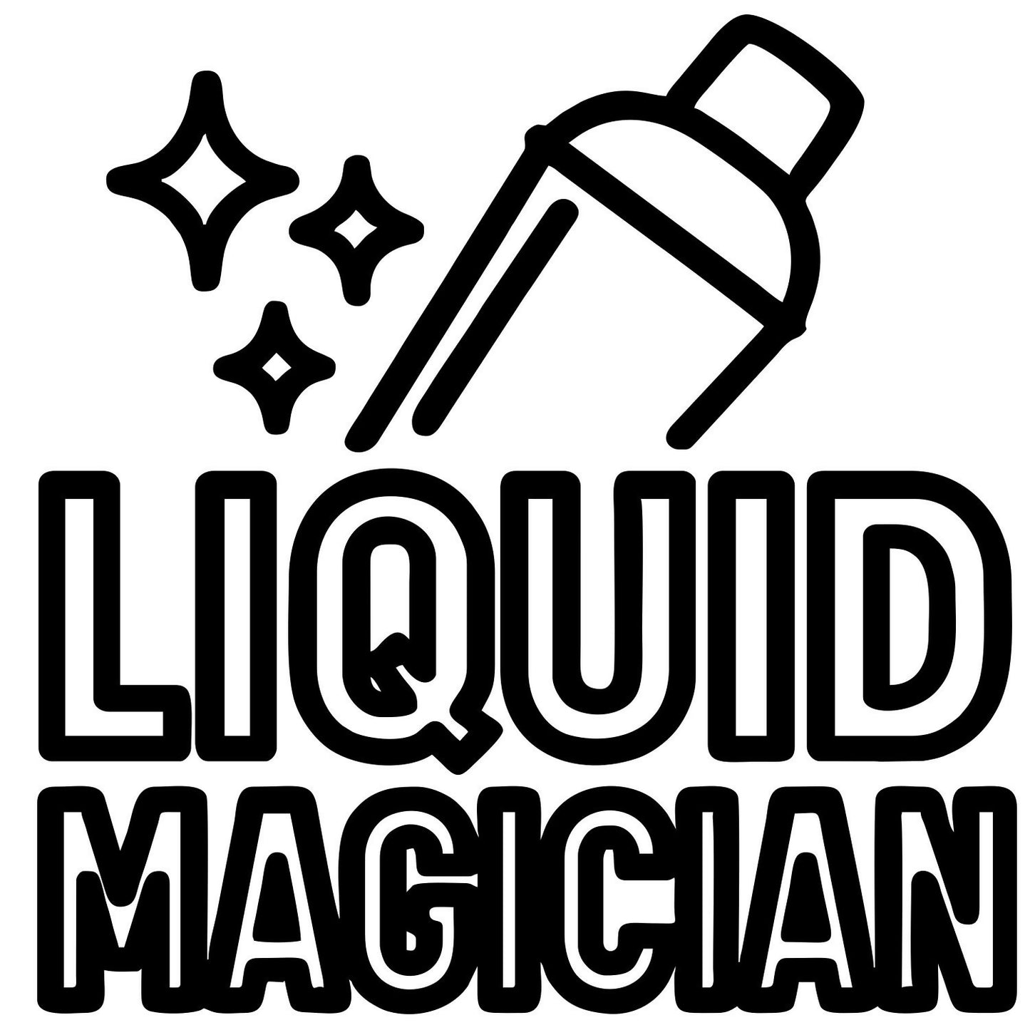 Funny Liquid Magician - Digital File - XCS Friendly Tumbler My Custom Designs PNG