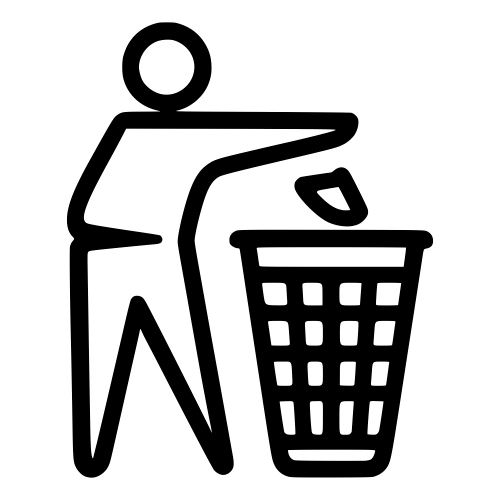 Trashcan Symbol - Digital File - XCS Friendly Digital My Custom Designs PDF