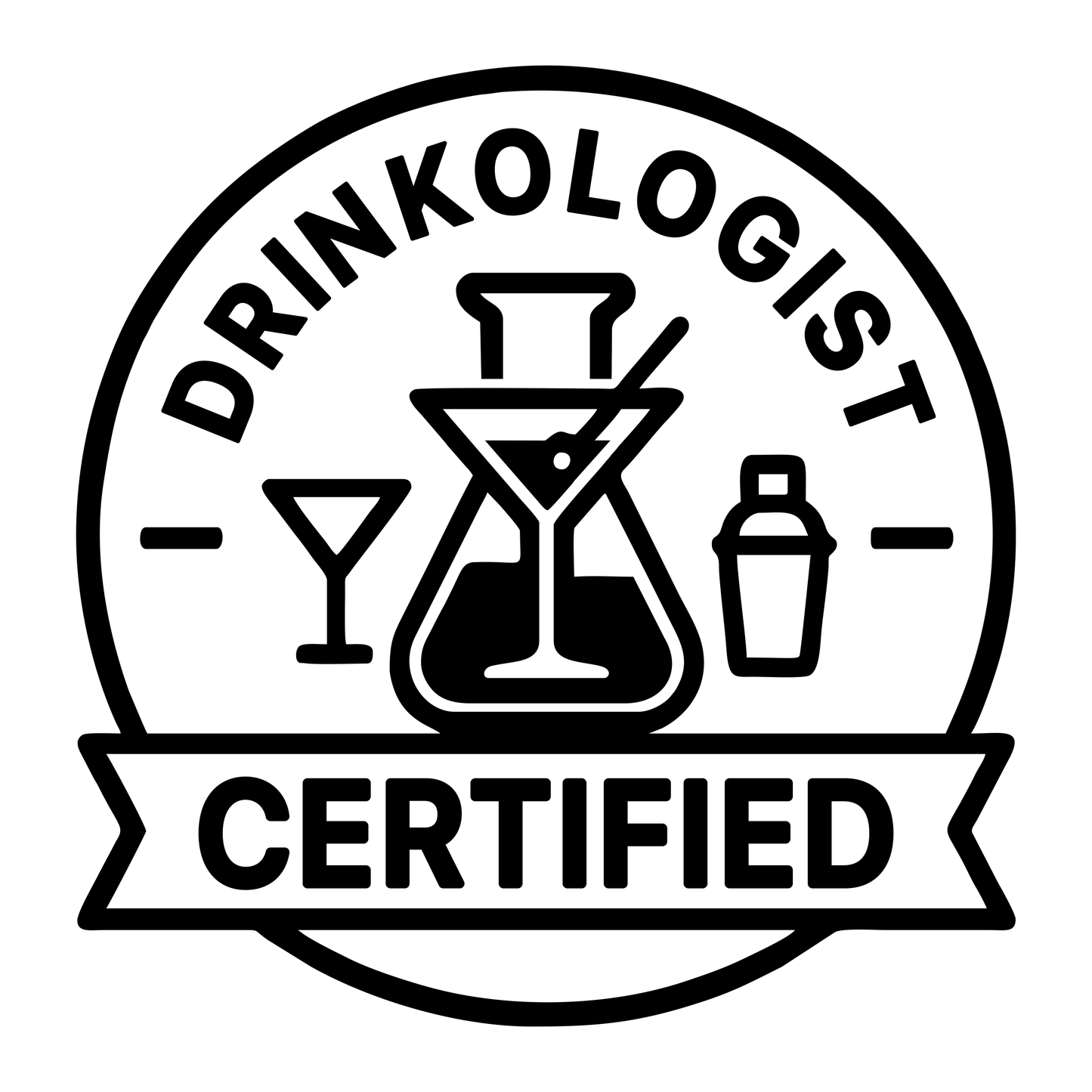 Drinkologist Certified - Digital File - XCS Friendly Tumbler My Custom Designs PNG