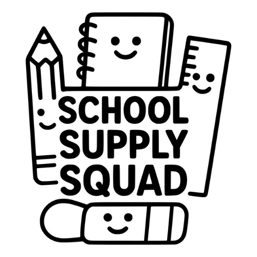 School Supply Squad Text- Digital File - XCS Friendly Tumbler My Custom Designs PNG