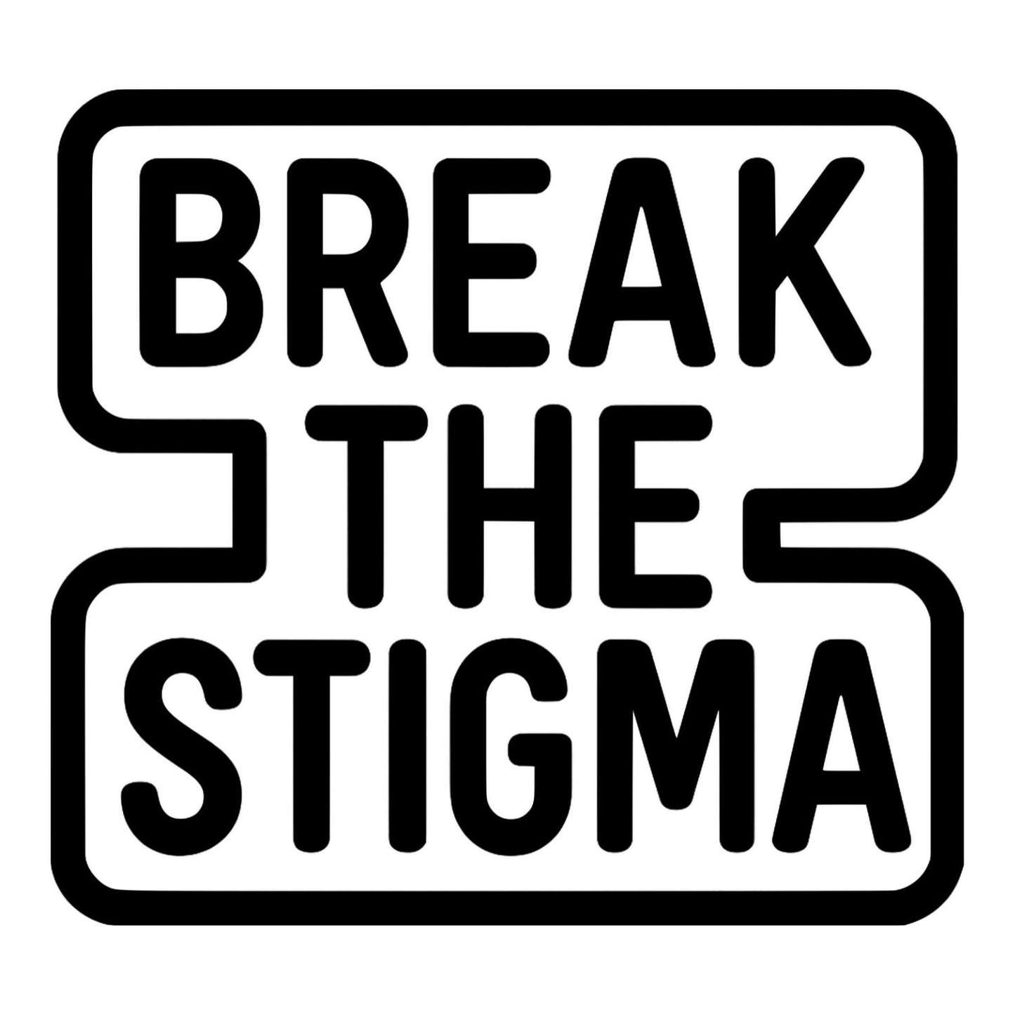 Break the Stigma Text - Digital File - XCS Friendly Digital My Custom Designs PNG