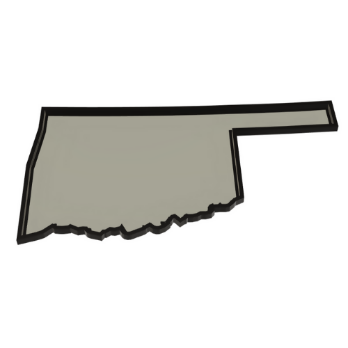 Oklahoma Wall Lightbox - United States - 3D Print File - Digital File Digital My Custom Designs