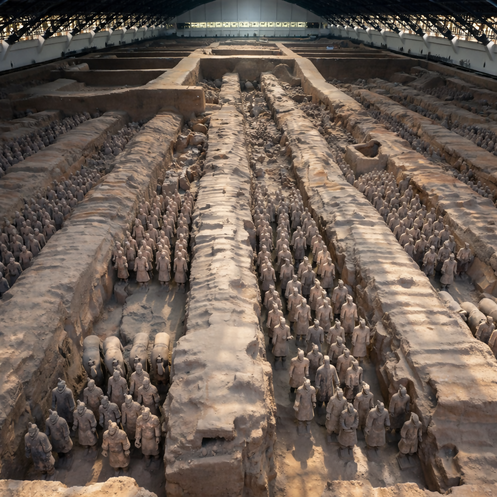Terracotta Army - Xi’an China - Asia - Rendered - Digital File Digital My Custom Designs PDF