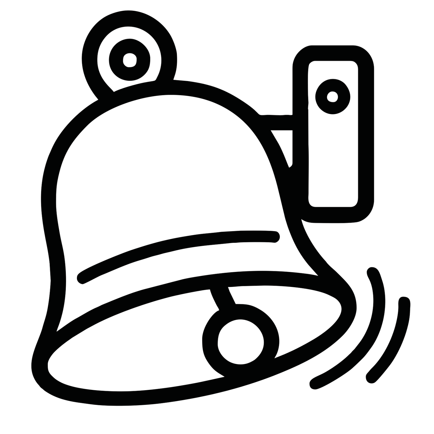 Bus Bell Sketch - Digital File - XCS Friendly Tumbler My Custom Designs PNG