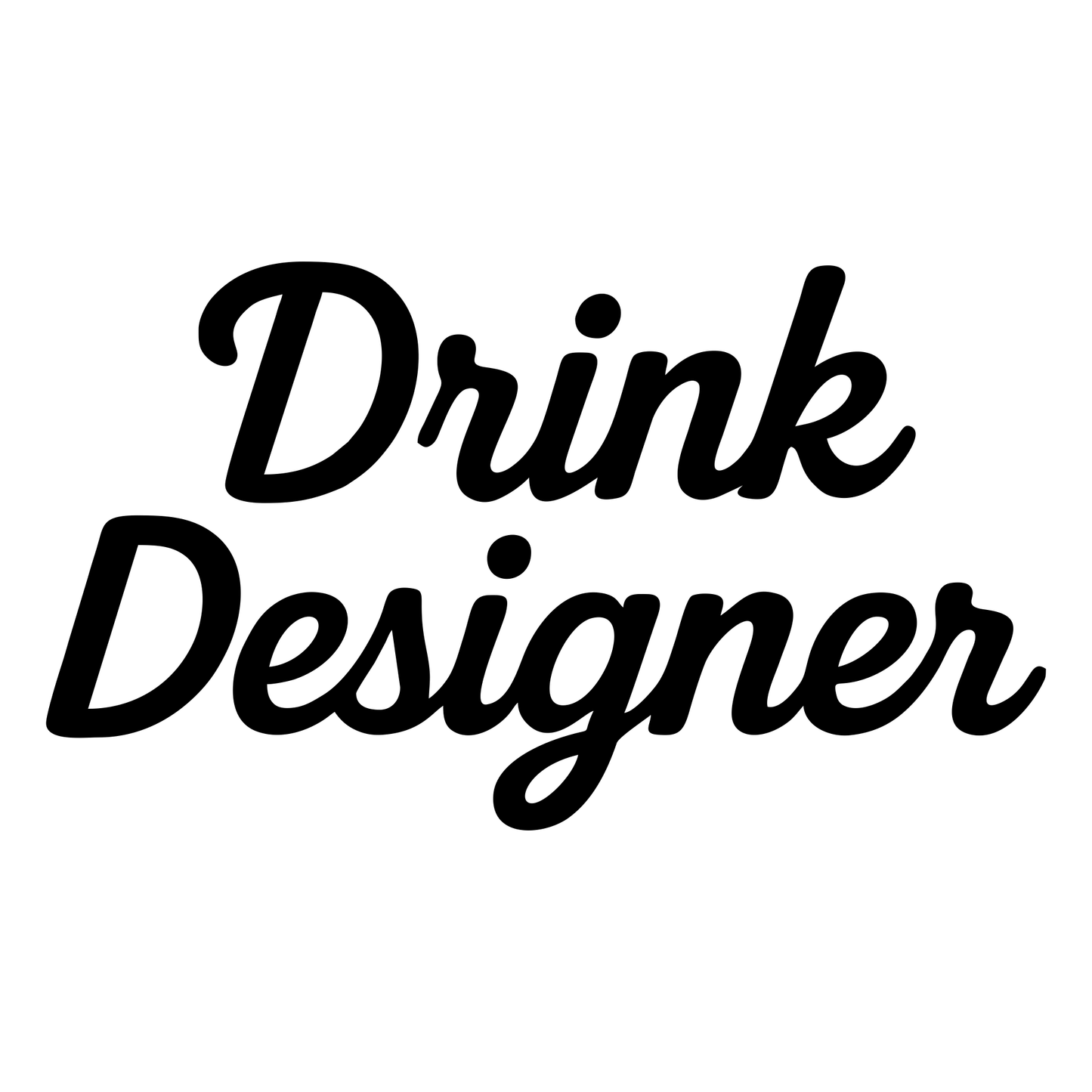 Drink Designer Phrase - Digital File - XCS Friendly Tumbler My Custom Designs PNG