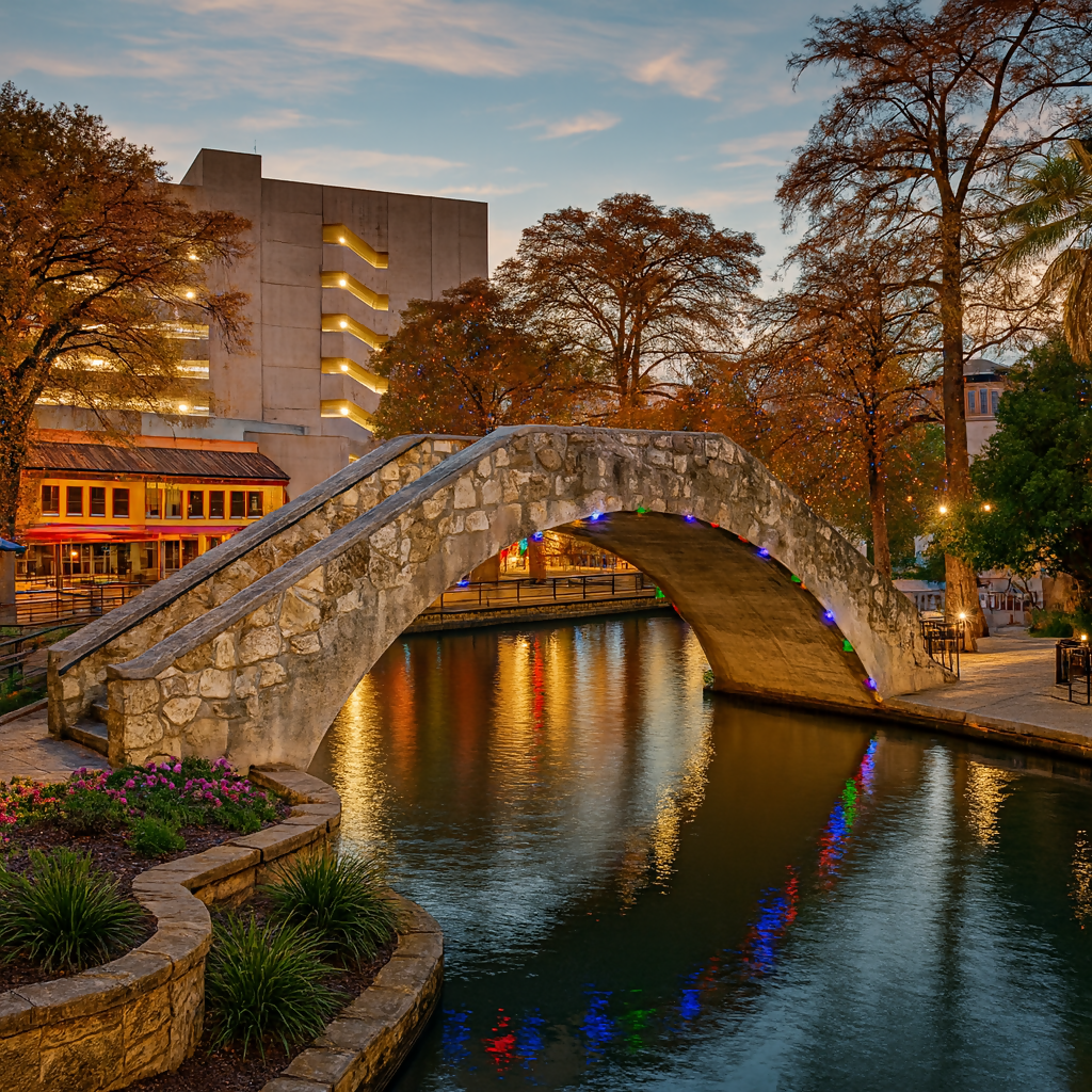 Rosita's Bridge - San Antonio River Walk - Texas United States - Rendered - Digital File Digital My Custom Designs PDF
