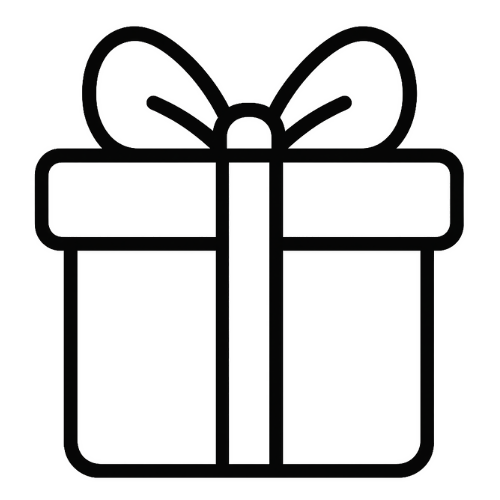 Birthday Gift Outline - Digital File - XCS Friendly Tumbler My Custom Designs PNG