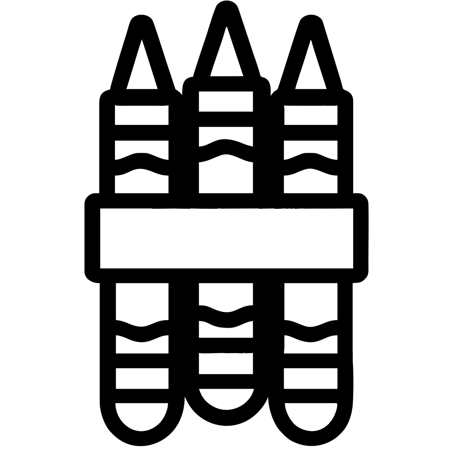 Crayons Bundle - Digital File - XCS Friendly Tumbler My Custom Designs PNG