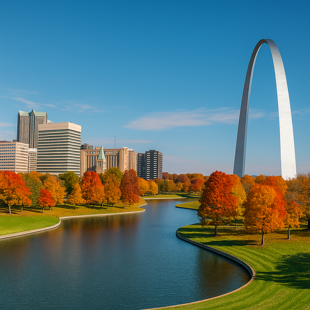 Gateway Arch National Park - Missouri United States - Rendered - Digital File Digital My Custom Designs PDF