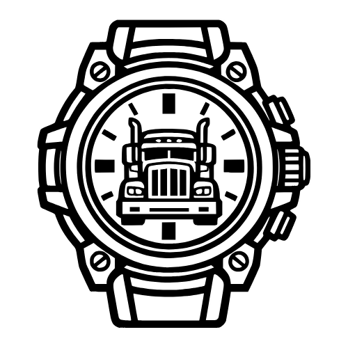 Trucker Wristwatch Icon - Vector Graphics - Digital File Digital My Custom Designs PDF