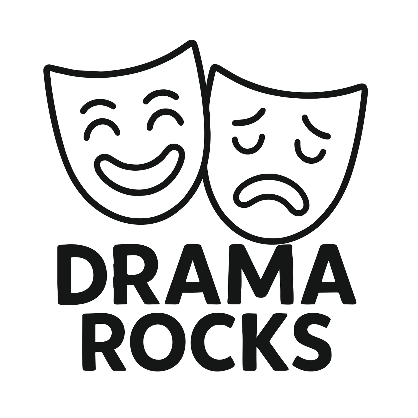 Drama Rocks - Digital File - XCS Friendly Digital My Custom Designs PNG