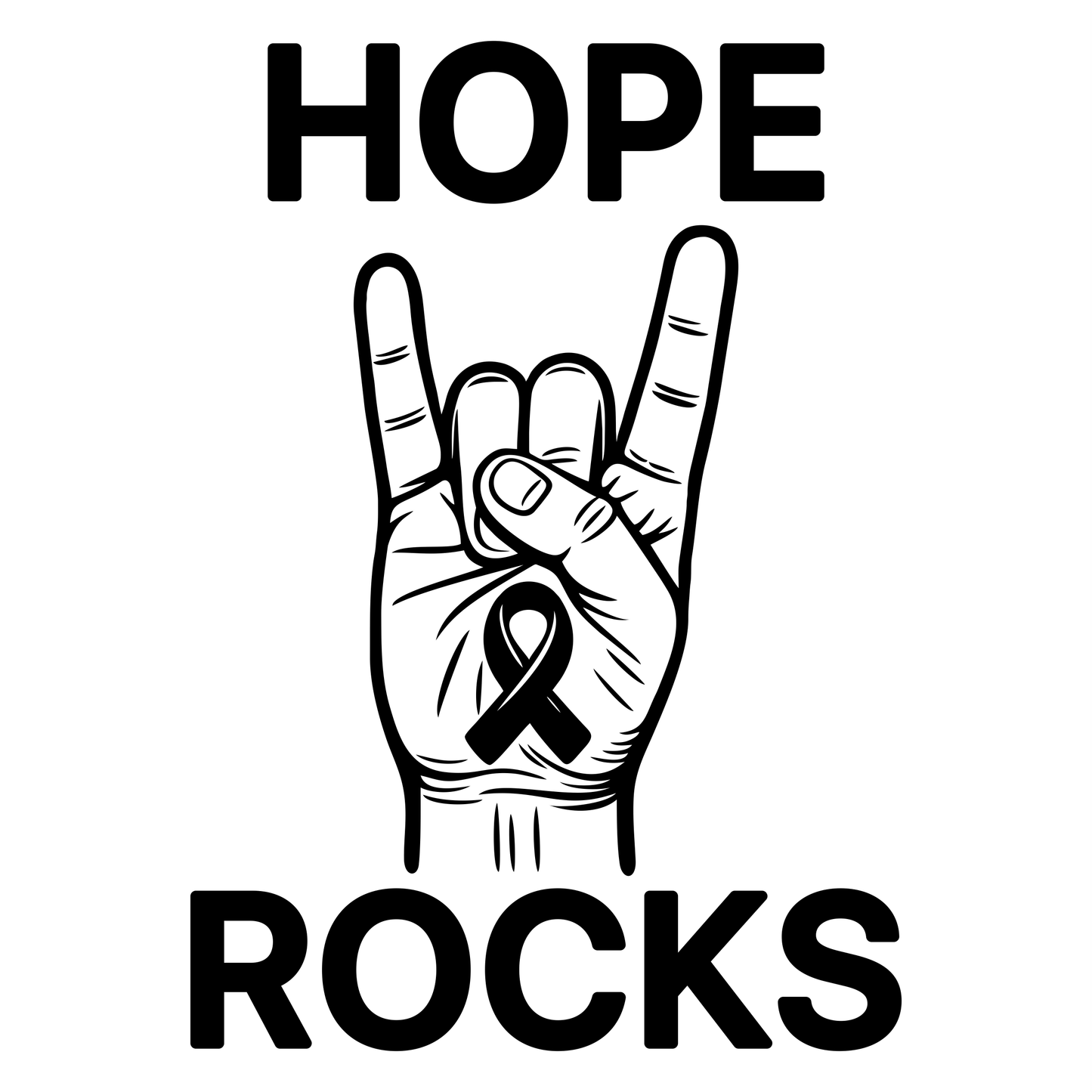 Hope Rocks - Digital File - XCS Friendly Digital My Custom Designs PNG