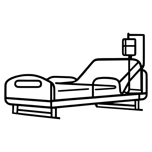 Hospital Bed Outline - Digital File - XCS Friendly Digital My Custom Designs PDF