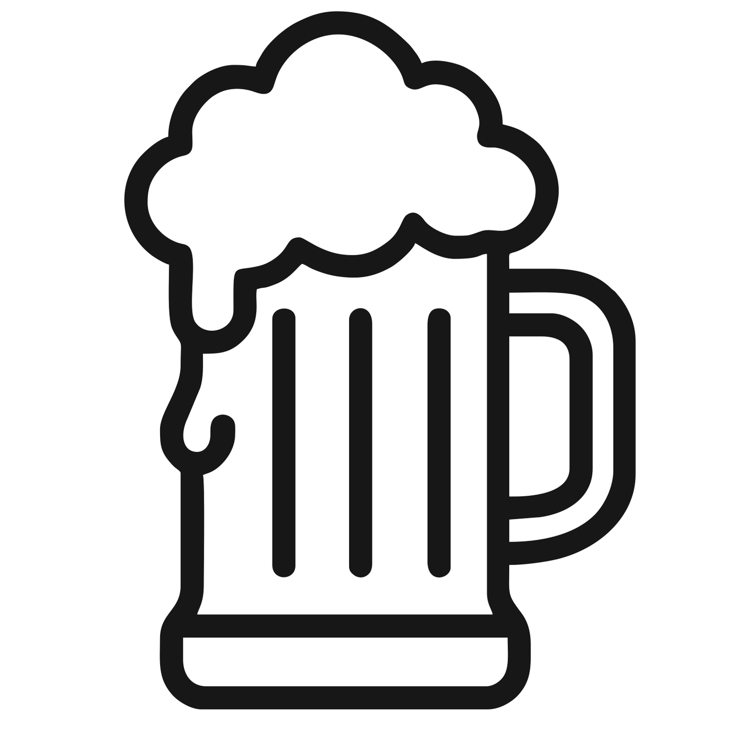 Beer Mug Overflowing - Digital File - XCS Friendly Tumbler My Custom Designs PNG