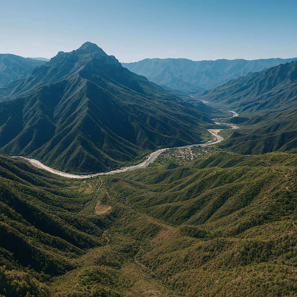 Copper Canyon (Barrancas del Cobre) - Chihuahua Mexico - Rendered - Digital File Digital My Custom Designs PDF
