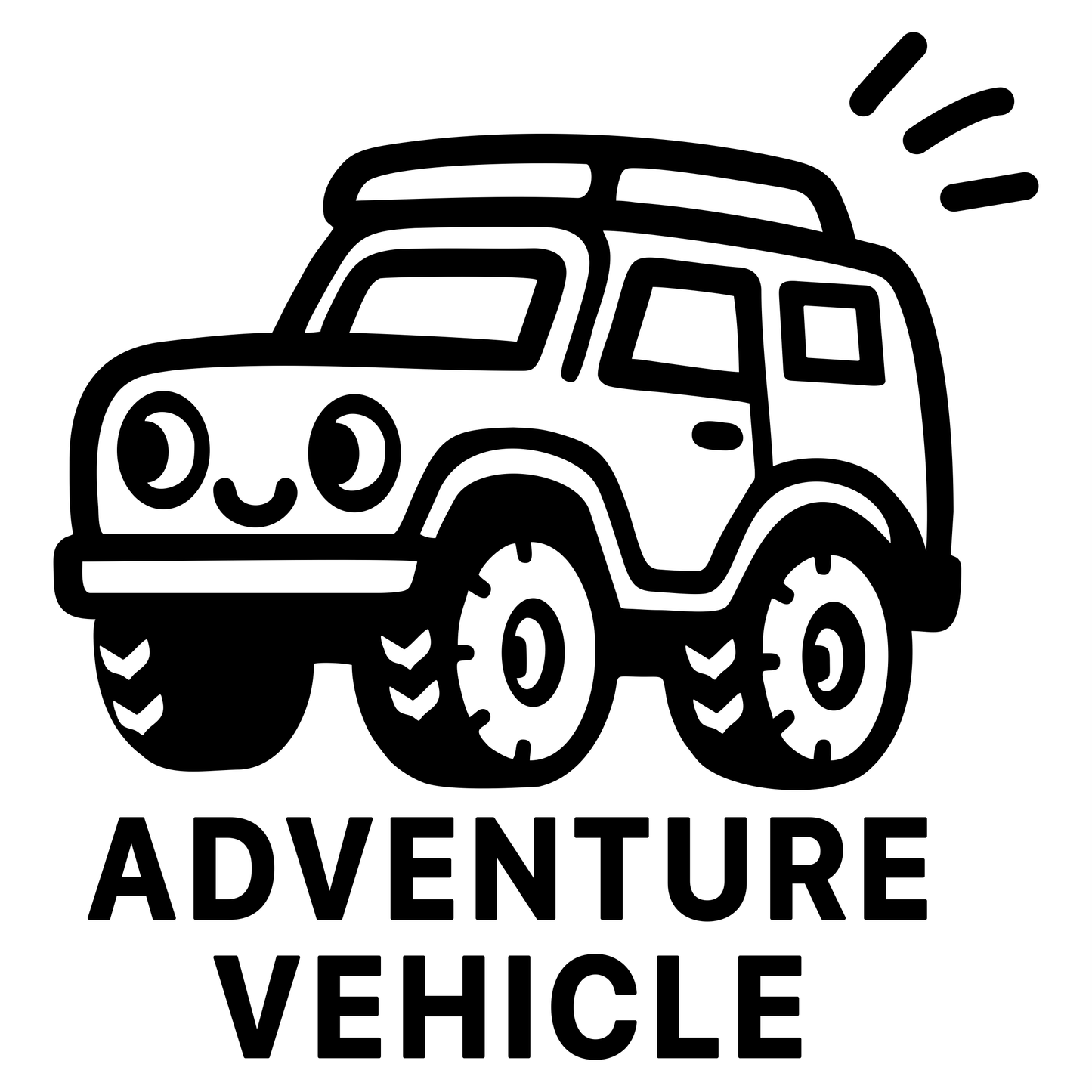Adventure Vehicle - Digital File - XCS Friendly Digital My Custom Designs PNG