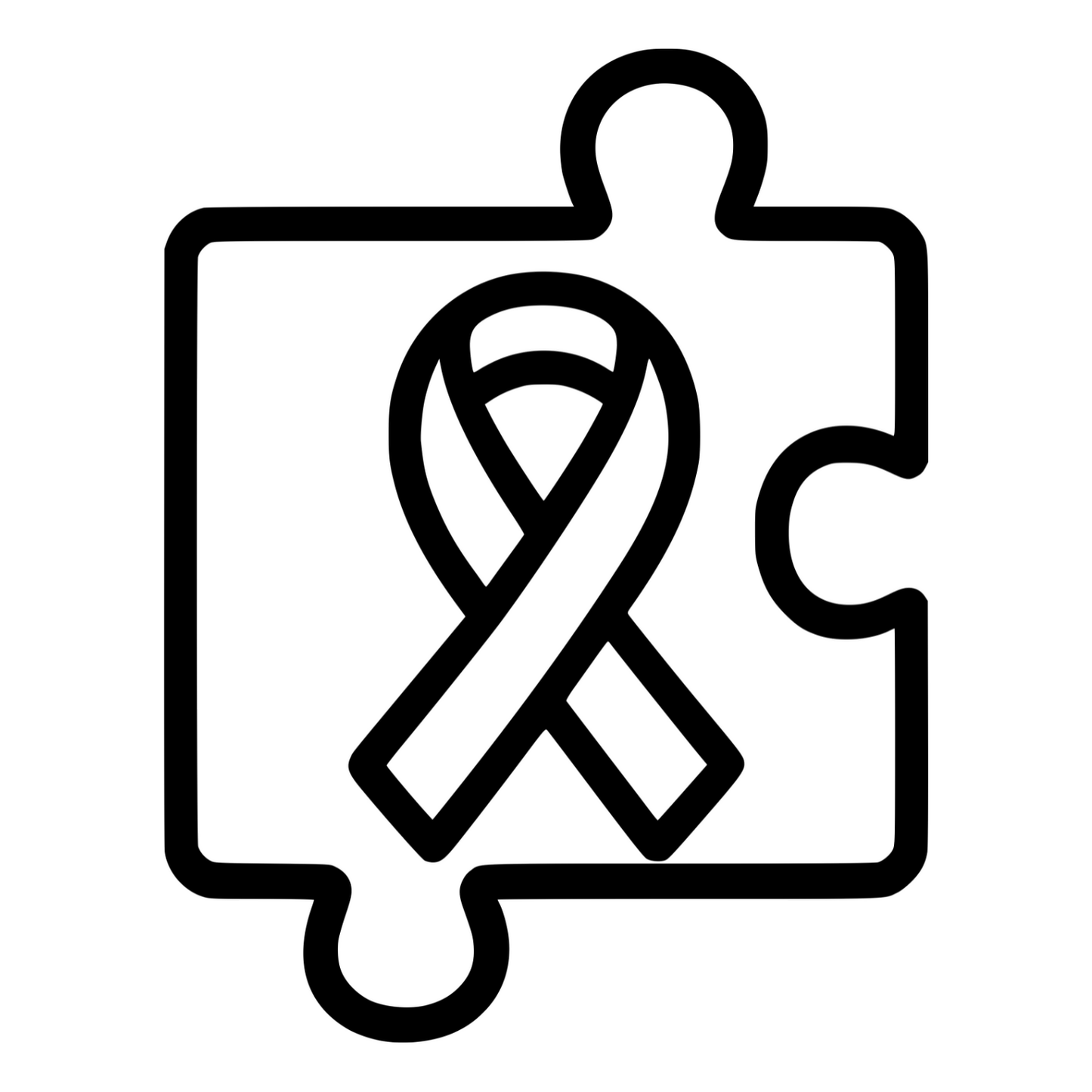 Puzzle Piece Awareness - Digital File - XCS Friendly Digital My Custom Designs PNG