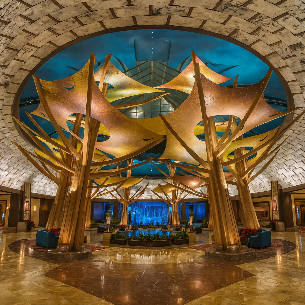 Mohegan Sun Casino and Resort Interior - Connecticut United States - Rendered - Digital File Digital My Custom Designs PDF
