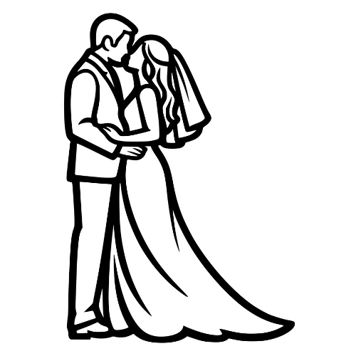 Cake Topper Couple - Digital File - XCS Friendly Digital My Custom Designs PDF