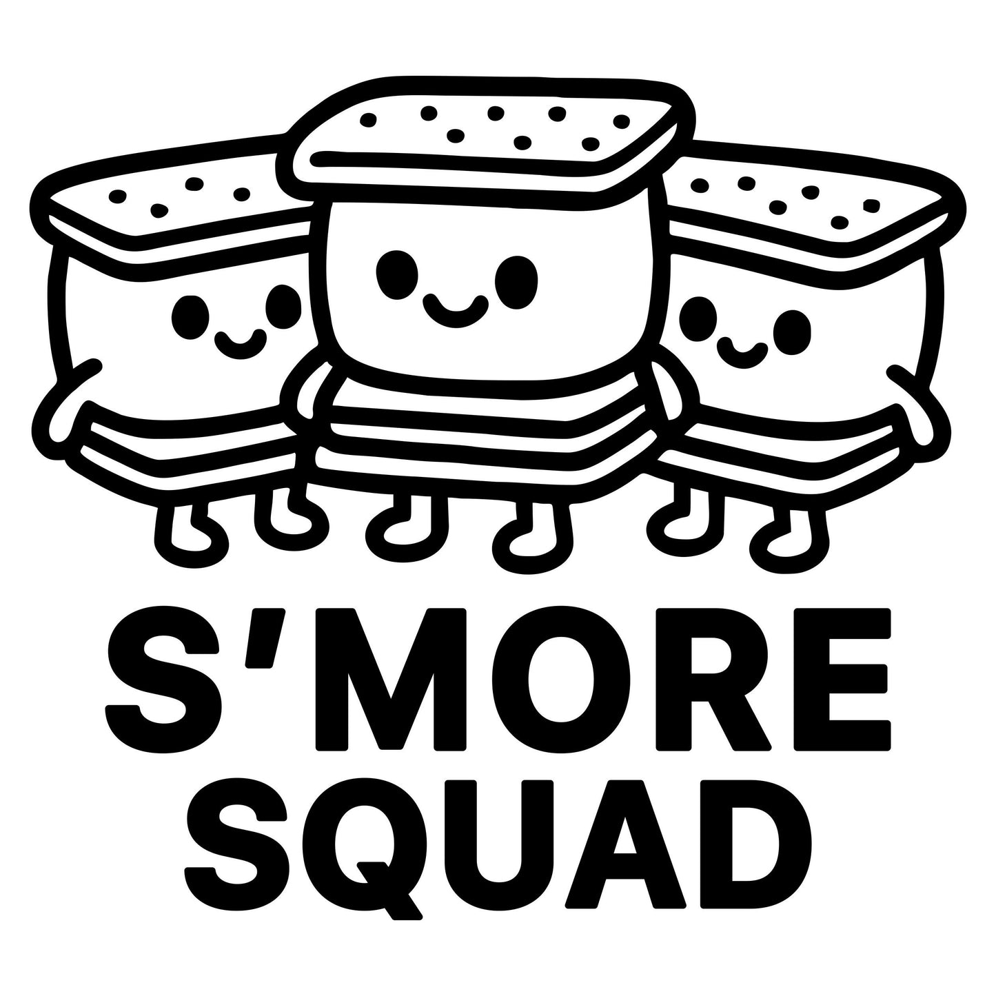 Smore Squad - Digital File - XCS Friendly Digital My Custom Designs PNG