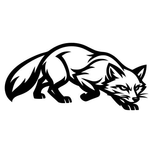 Fox Stalking Prey - Digital File - XCS Friendly Digital My Custom Designs PDF