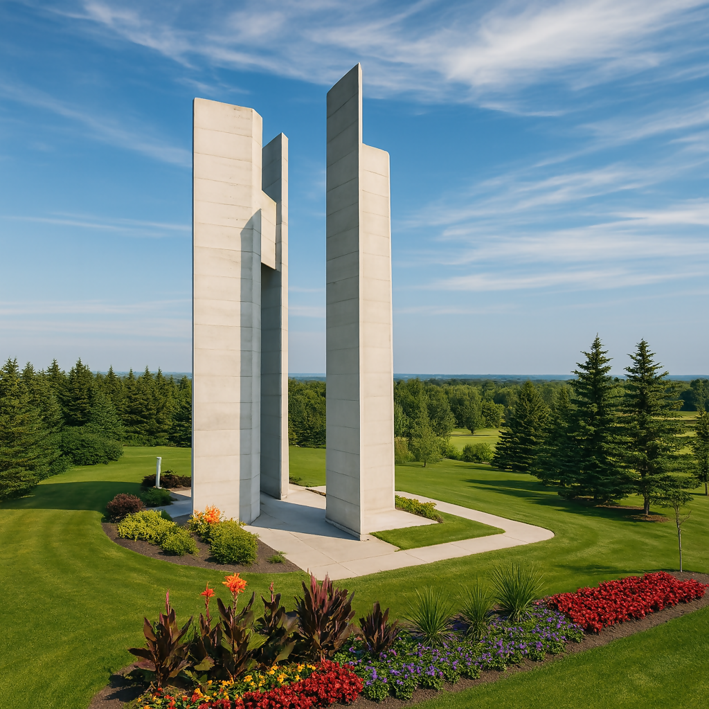Peace Tower - International Peace Garden - North Dakota United States - Digital File Digital My Custom Designs PDF