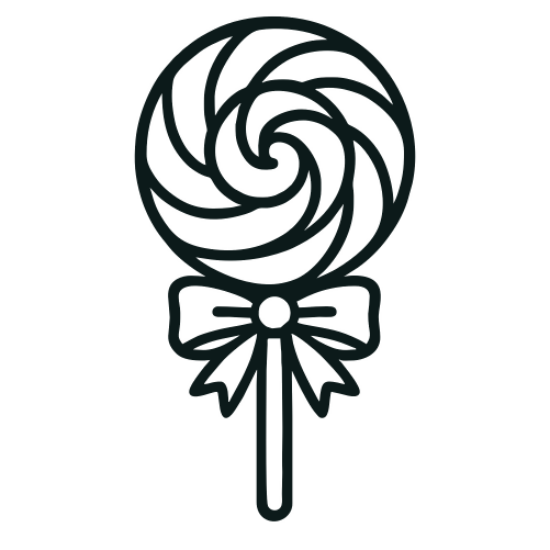 Striped Lollipop Swirl - Digital File - XCS Friendly Digital My Custom Designs PDF