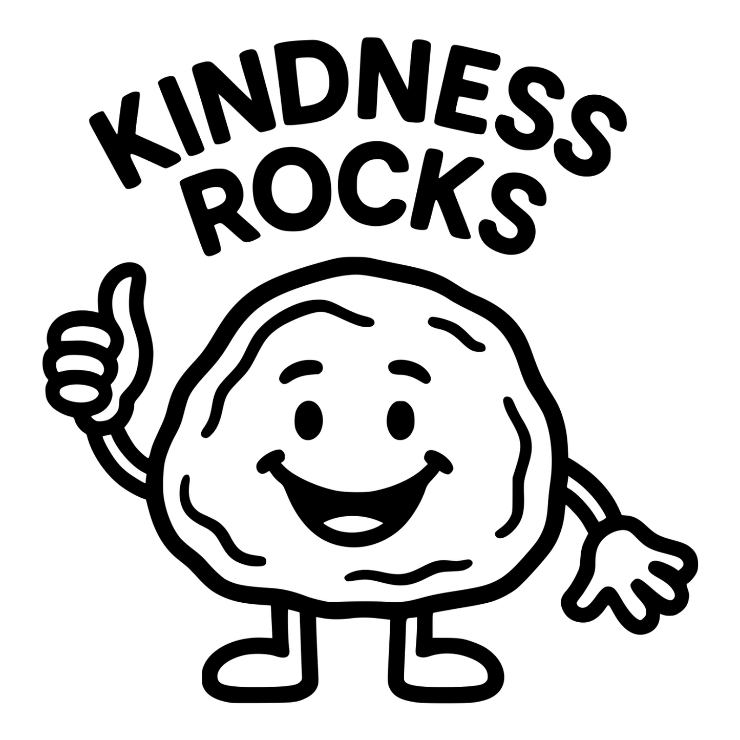 Kindness Rocks - Digital File - XCS Friendly Digital My Custom Designs PNG