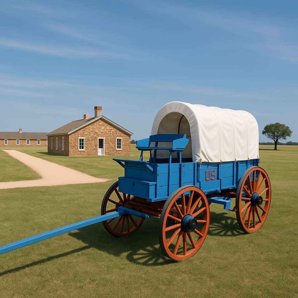 Fort Larned National Historic Site - Kansas United States - Rendered - Digital File Digital My Custom Designs PDF