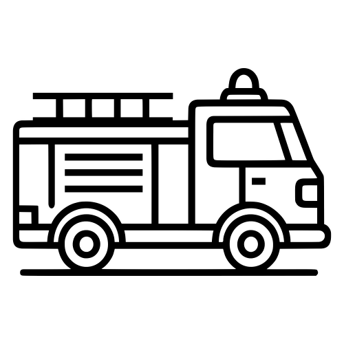 Fire Truck - Digital File - XCS Friendly Digital My Custom Designs PDF