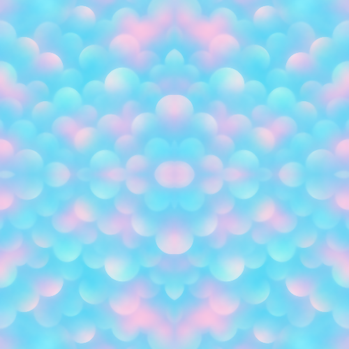 Water and Ocean - Aqua Bubble Clouds With Soft Pastel Lights - Pattern - Digital File Digital My Custom Designs PDF