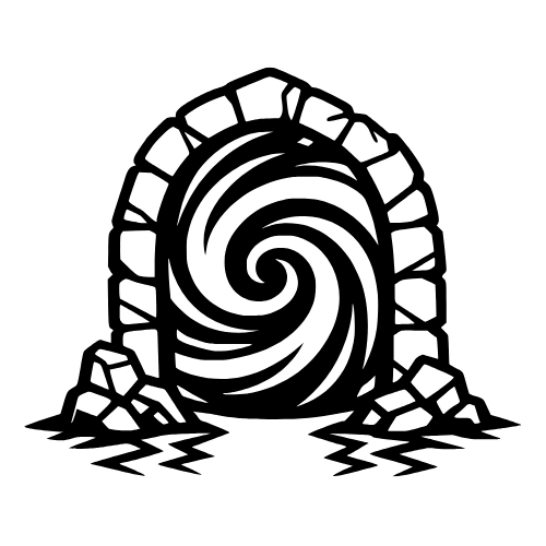 Magic Portal Outline - Vector Graphics - Digital File Digital My Custom Designs PDF