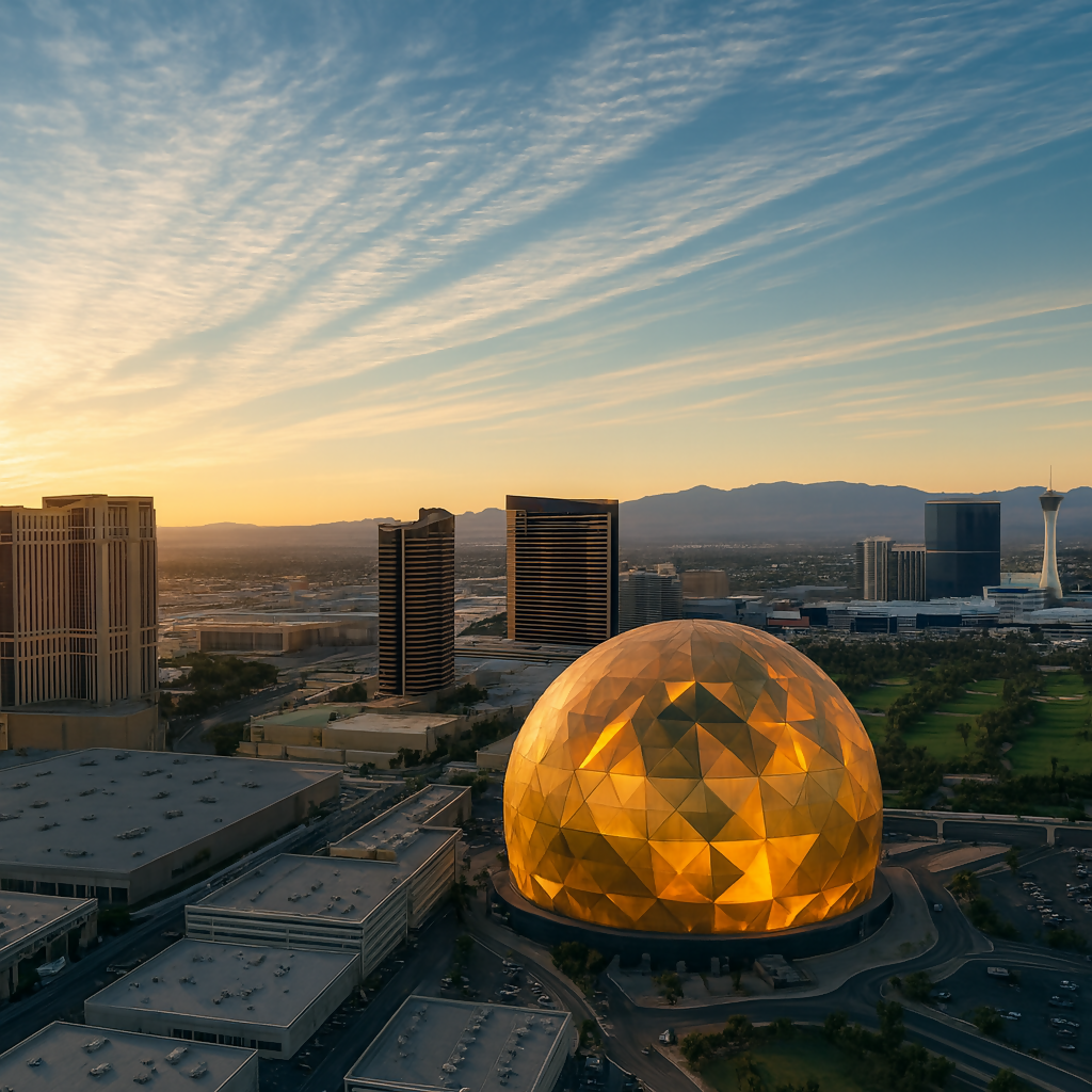 Sphere (Venue) - Nevada United States - Rendered - Digital File Digital My Custom Designs PDF