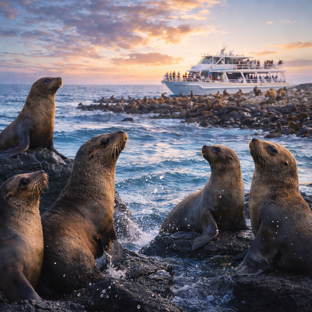 Seal Cruises and Wildlife Tours - Phillip Island Victoria - Australia - Rendered - Digital File Digital My Custom Designs PDF