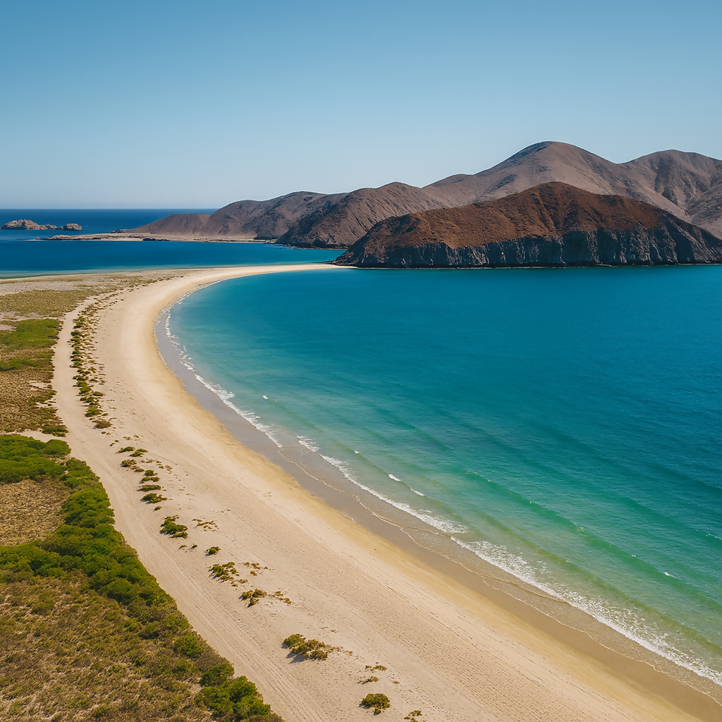 Gonzaga Bay (Bahía San Luis Gonzaga) - Baja California Mexico - Rendered - Digital File Digital My Custom Designs PDF