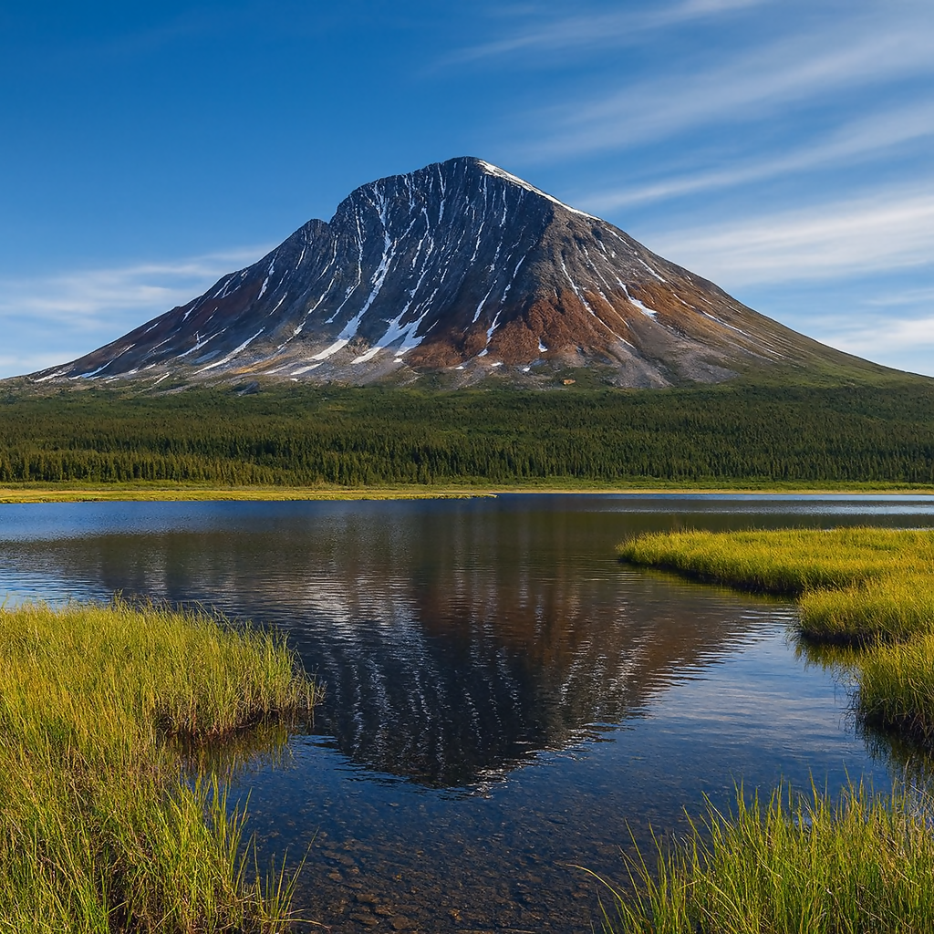 Mount Wilson - Nááts'įhch'oh National Park Reserve - Northwest Territories Canada - Rendered - Digital File Digital My Custom Designs PDF