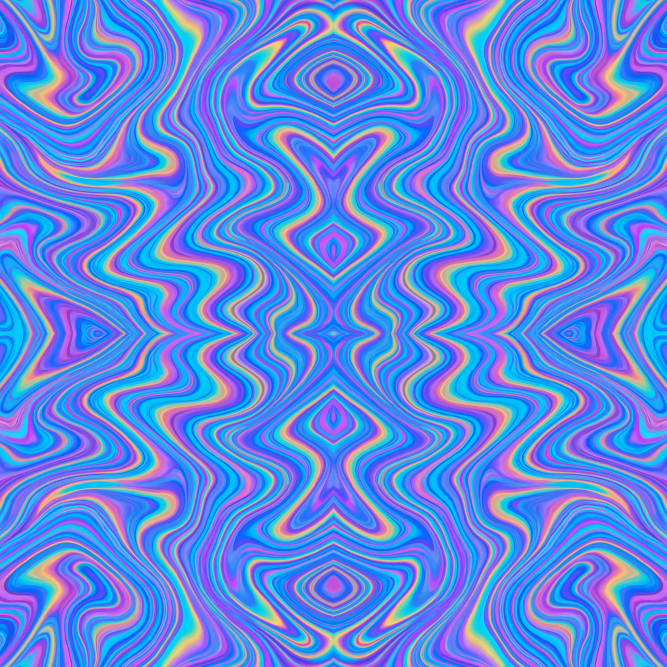 Geometric Abstract - Color-shift Liquid Marble Geometry Pattern - Digital File Digital My Custom Designs PDF