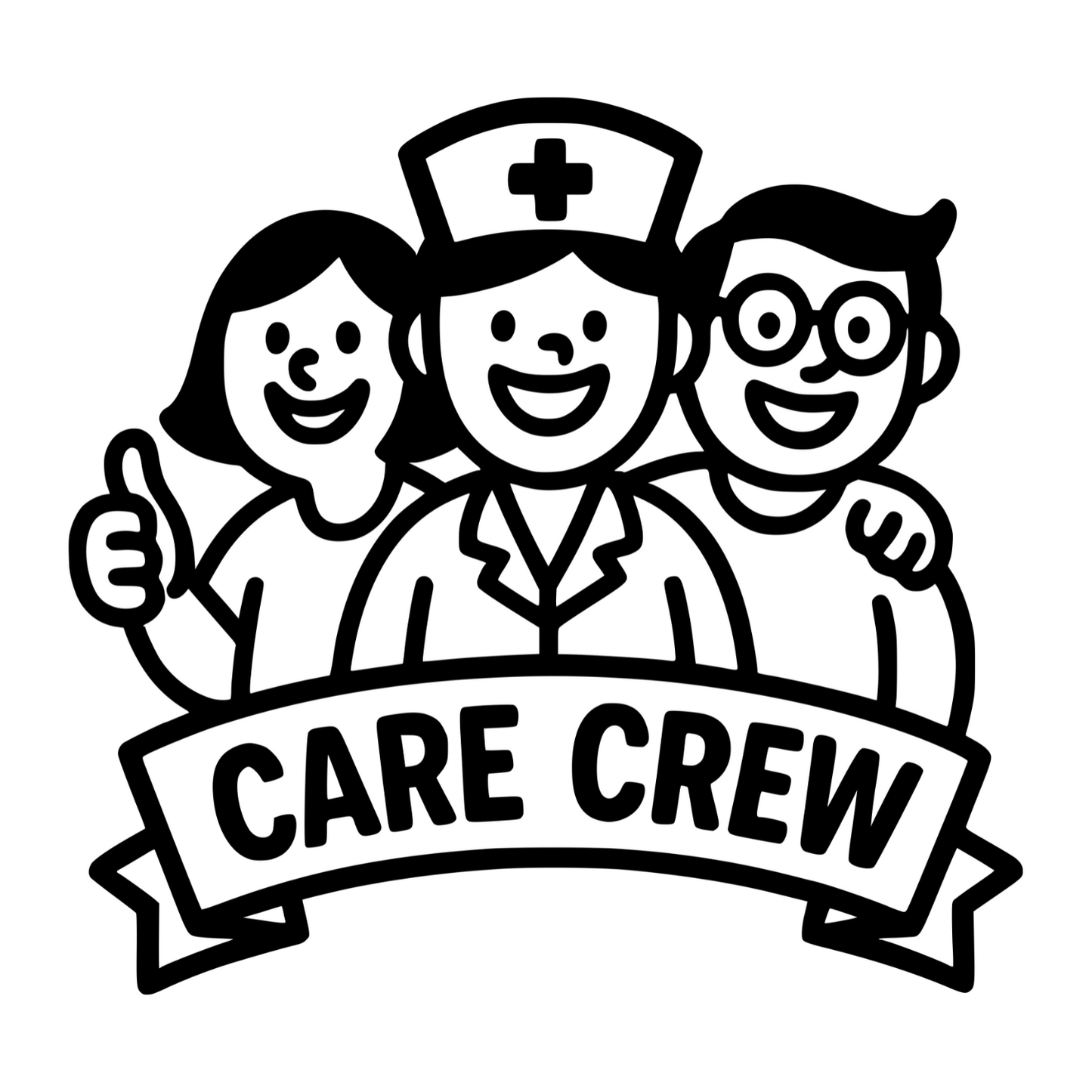 Care Crew - Digital File - XCS Friendly Digital My Custom Designs PNG