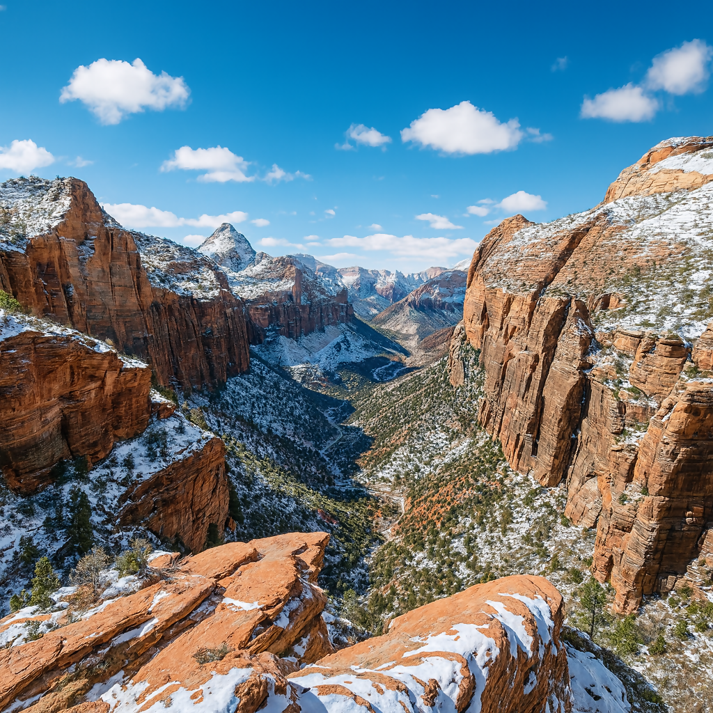 Zion National Park - Utah United States - Rendered - Digital File Digital My Custom Designs PDF