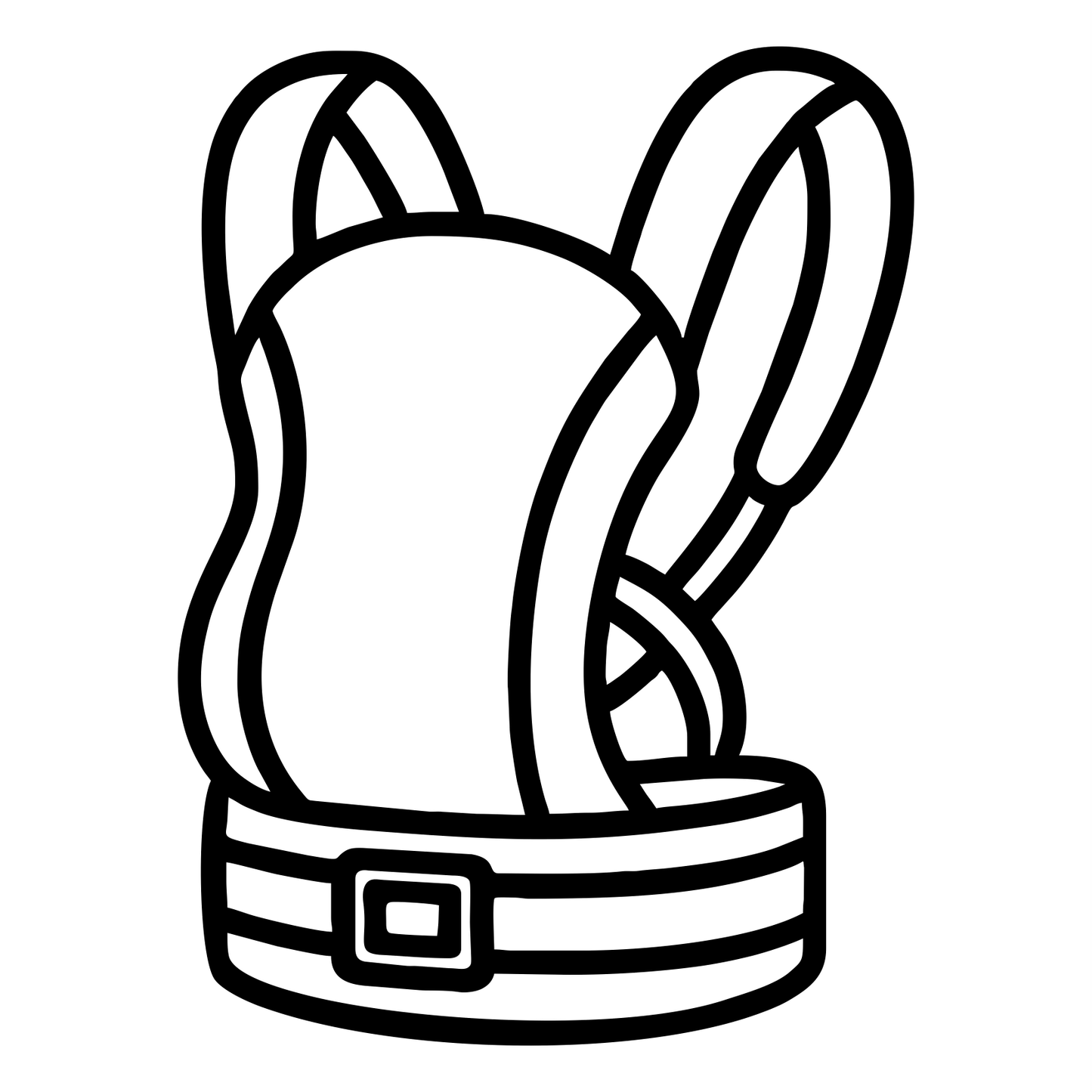 Baby Carrier Sketch - Digital File - XCS Friendly Tumbler My Custom Designs PNG