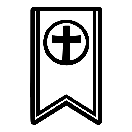Bookmark Cross Emblem - Vector Graphics - Digital File Digital My Custom Designs PDF
