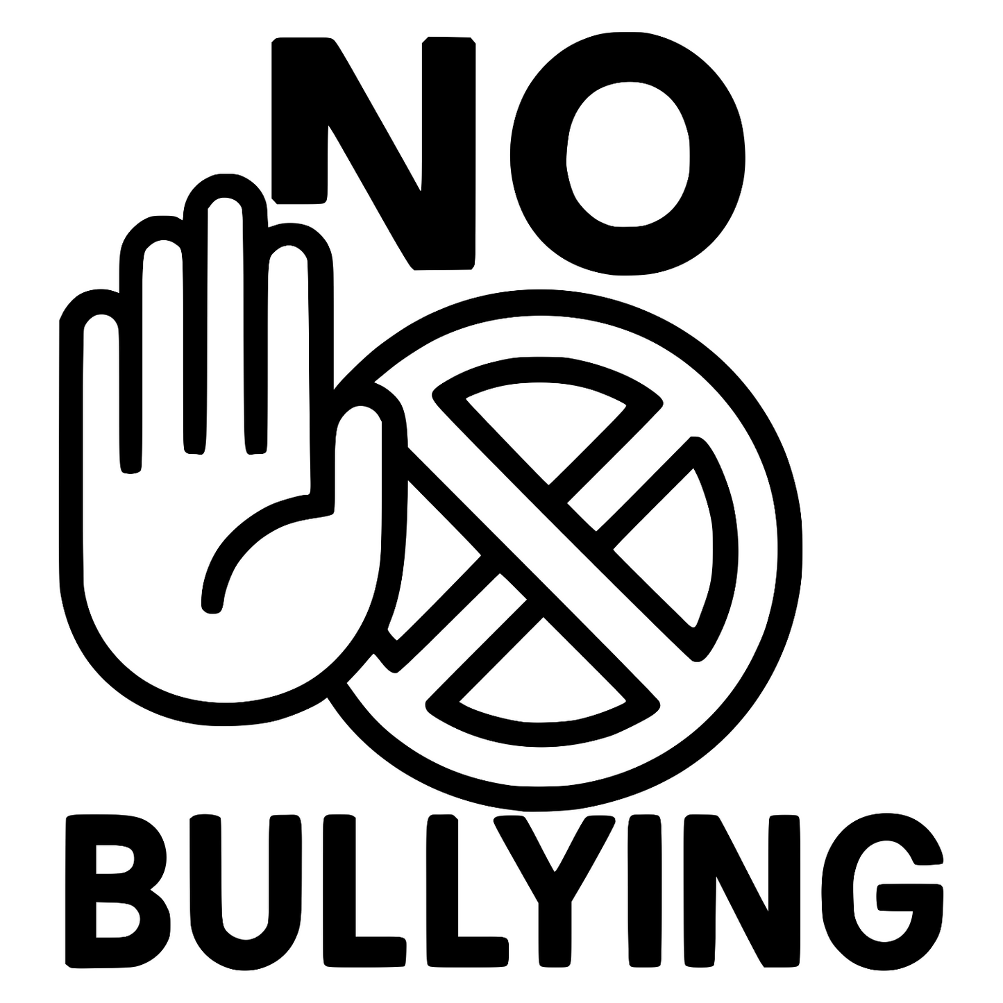Anti-Bullying Design - Digital File - XCS Friendly Digital My Custom Designs PNG