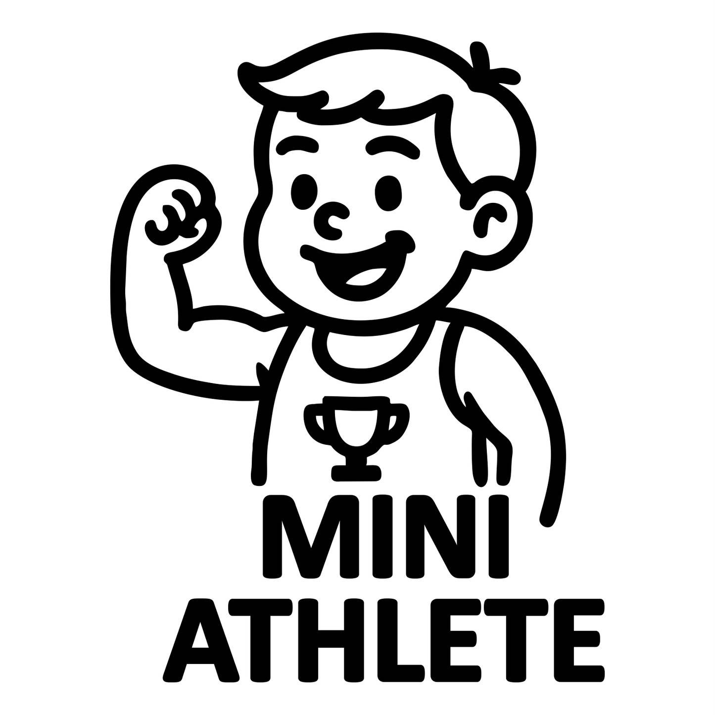 Funny Mini Athlete - Digital File - XCS Friendly Tumbler My Custom Designs PNG