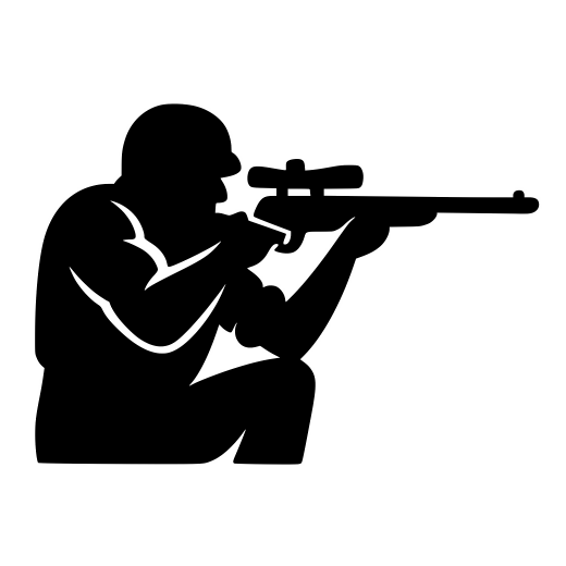 Sniper Silhouette - Digital File - XCS Friendly Digital My Custom Designs PDF