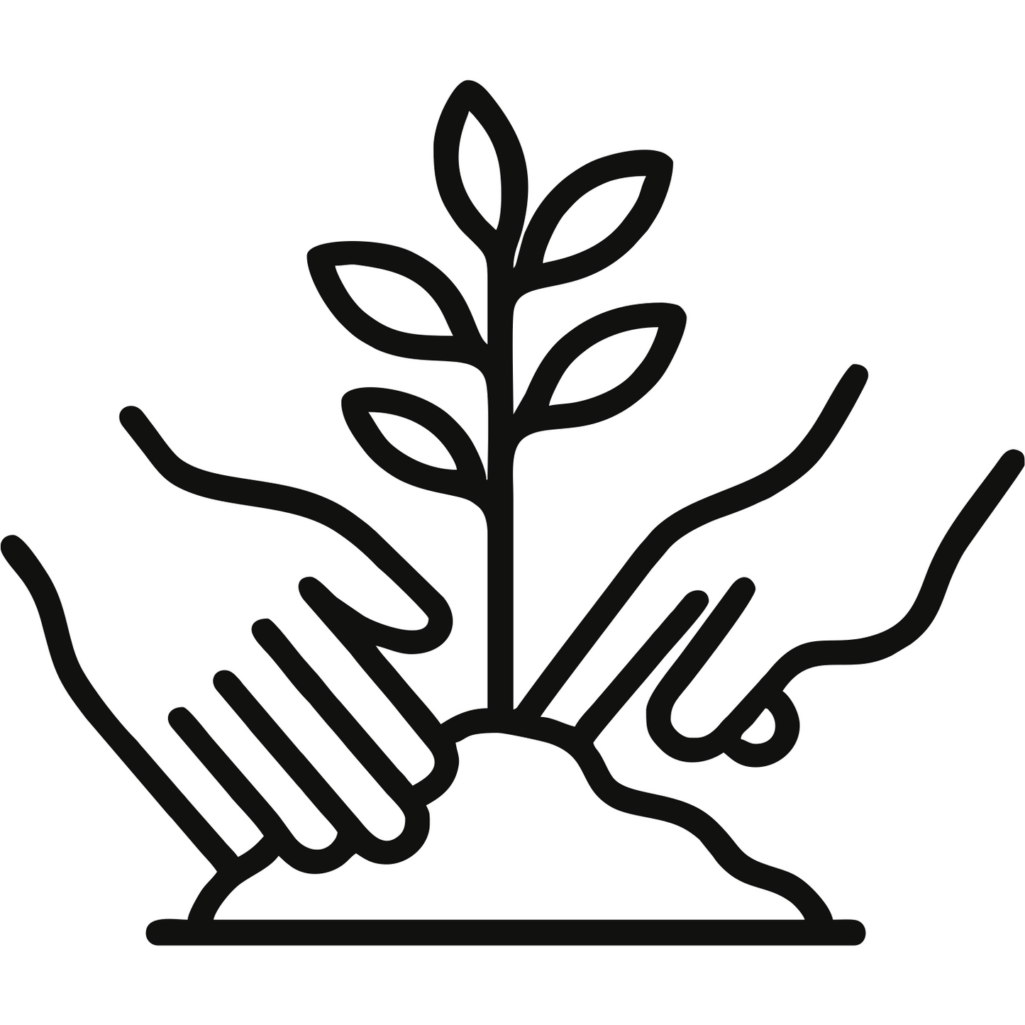 Tree Planting Outline - Digital File - XCS Friendly Digital My Custom Designs PNG