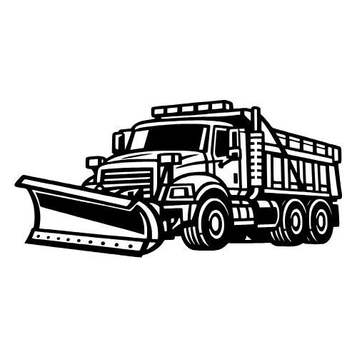 Snow Plow Truck Design - Vector Graphics - Digital File Digital My Custom Designs PDF
